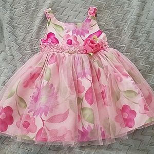 Toddler fancy floral dress
